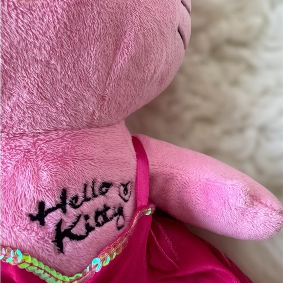 Build A Bear Hello Kitty Pink 18" Winking Leopard Outfit Dress ‘12 Sanrio No Bow - Picture 3 of 10